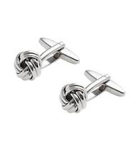 Silver Rounded Cuff Links